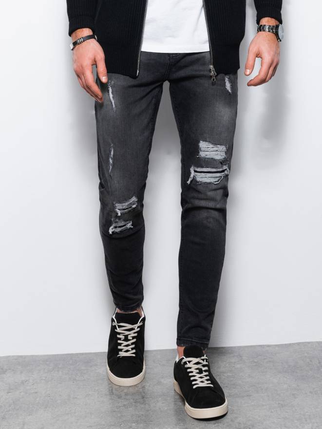 Pánské riflové kalhoty - černá P1078