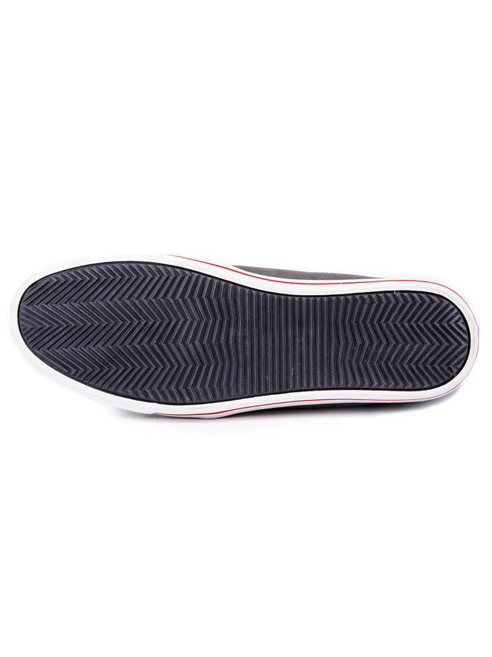 Men's shoes T013 - dark grey/red