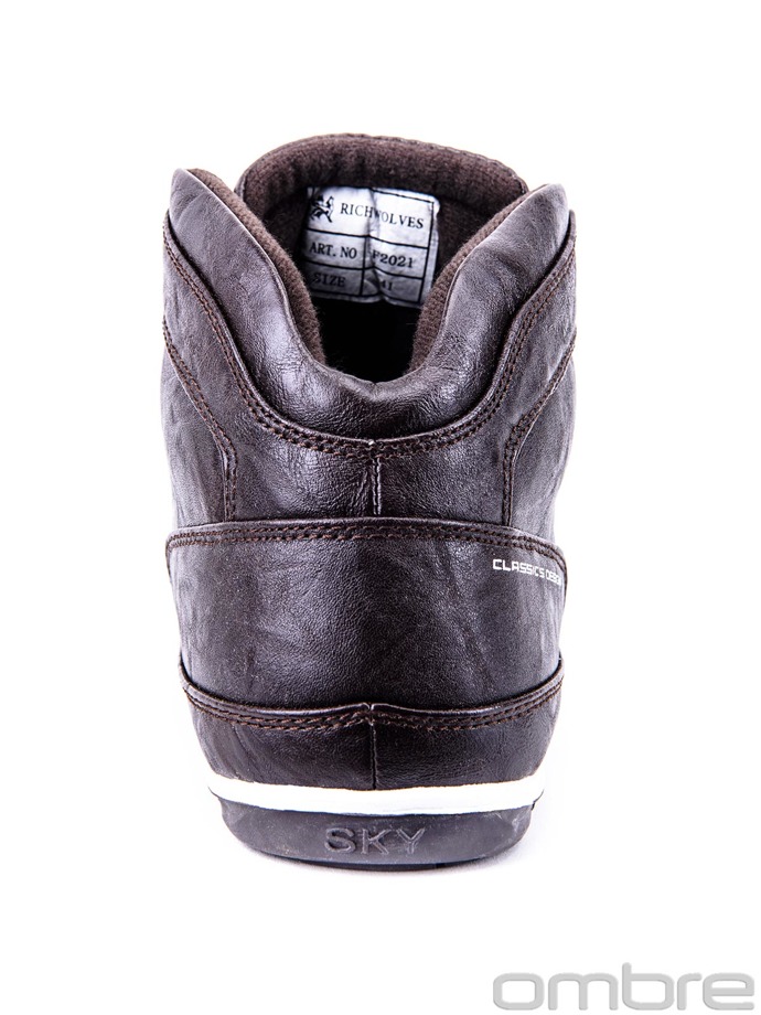 Men's shoes T020 - dark-brown