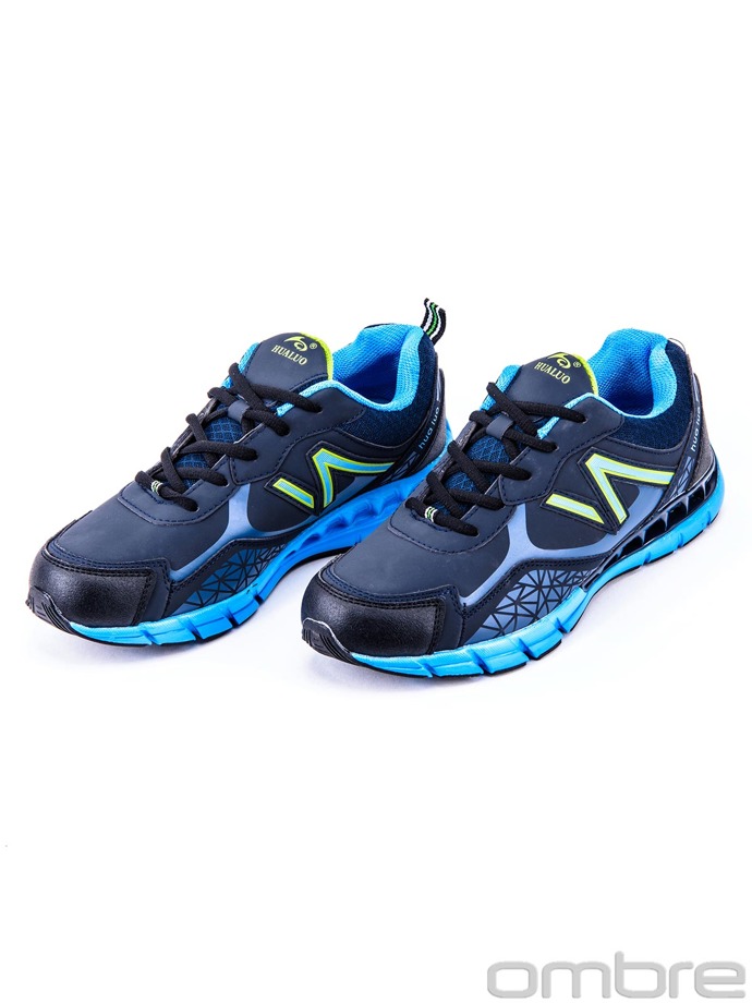 Men's shoes T025 - black/blue