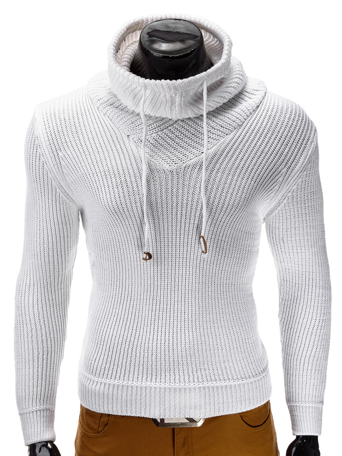 Men's sweater E56 - white