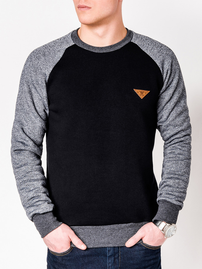 Men's sweatshirt B453 - black
