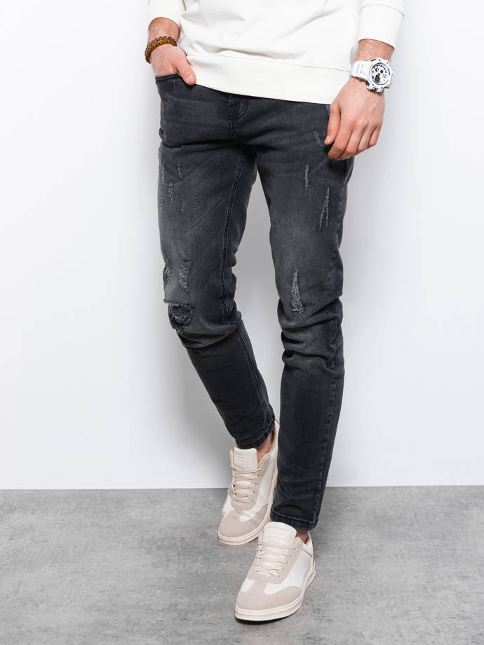 Pánské riflové kalhoty - černá P1021