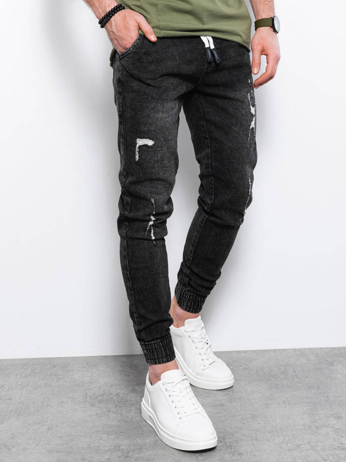 Pánské riflové kalhoty - černá P1081