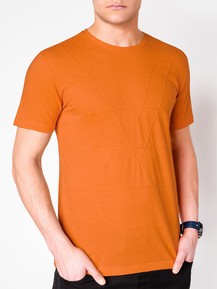 Pánské tričko bez potisku 962S - oranžové