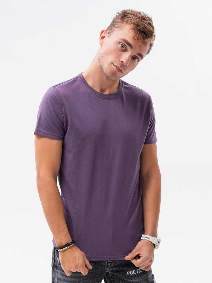 Pánské tričko bez potisku - fialová S1370