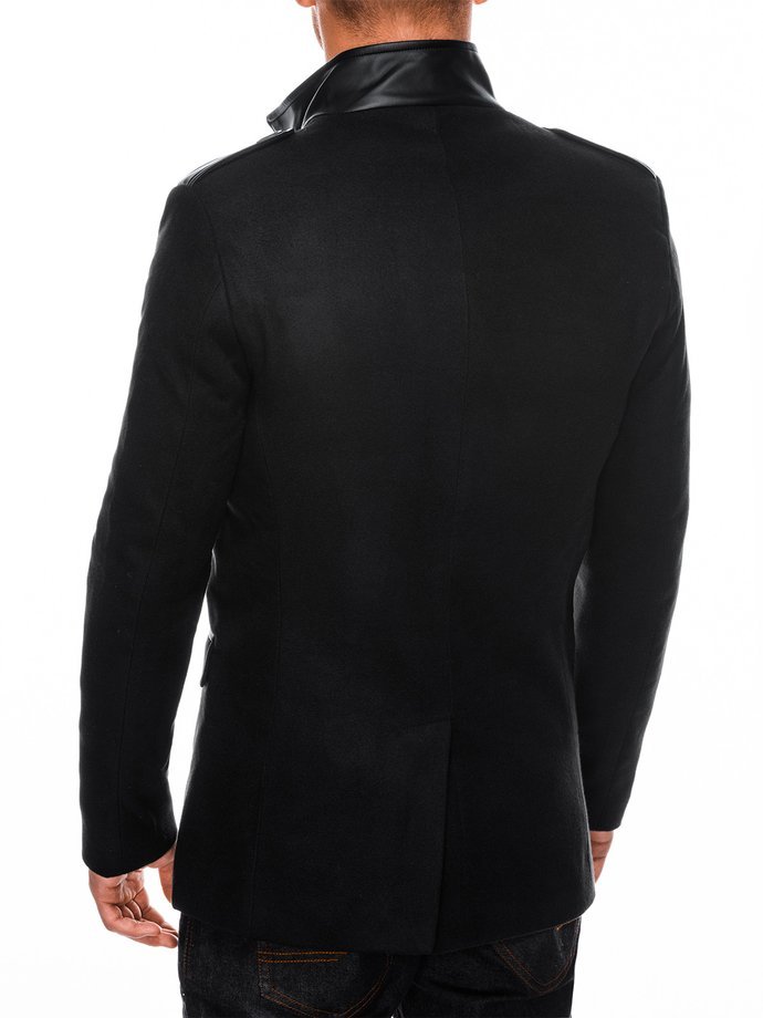 Pánský kabát C92 Augustin - černá