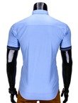 Pánská košile s krátkým rukávem K340 - blankytně modrá