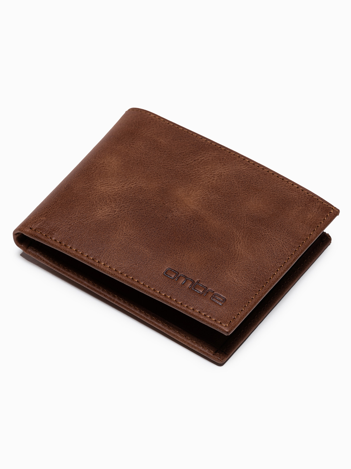 Levně Pánská kožená peněženka - bronzová A607